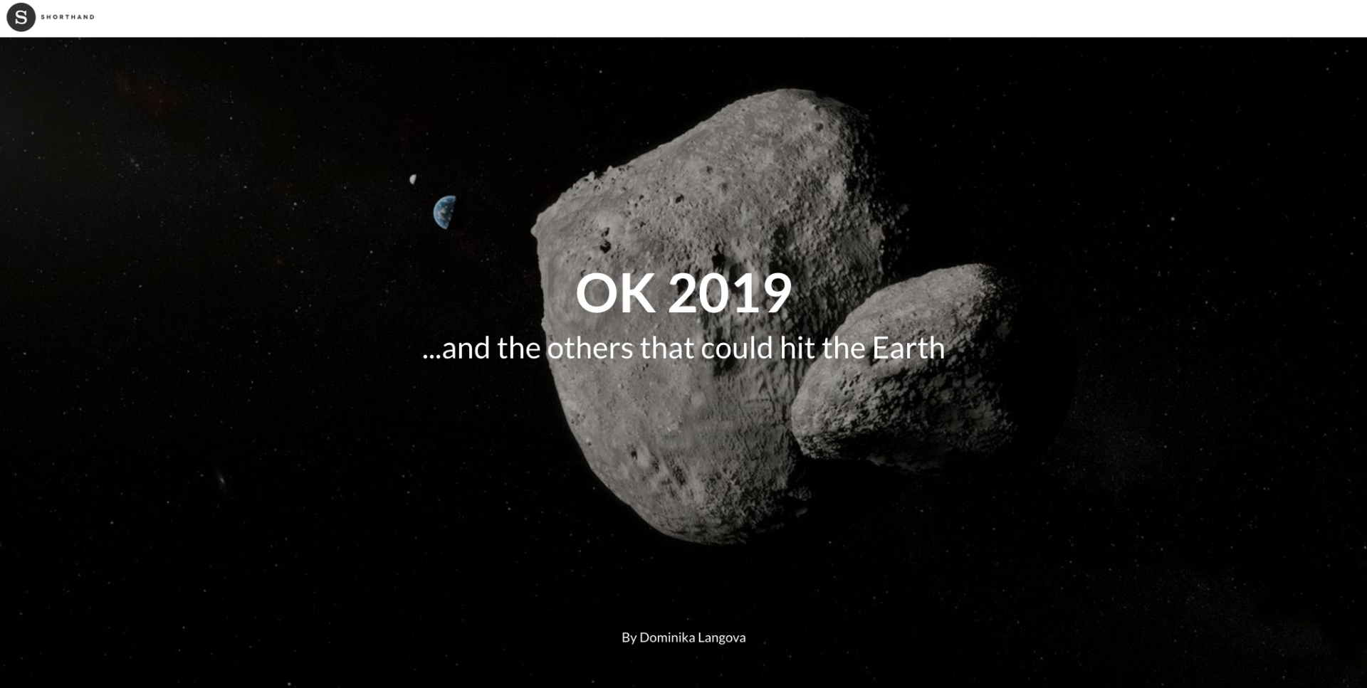 First slide of my first scrollytelling story